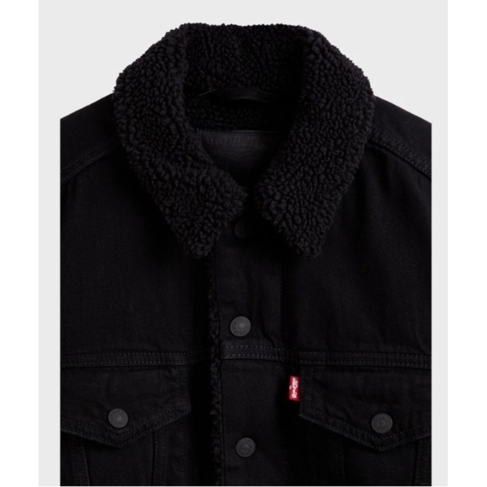 Levi's Women's Ex-Boyfriend Sherpa Trucker Jacket 361370015 Medium - Picture 5 of 7